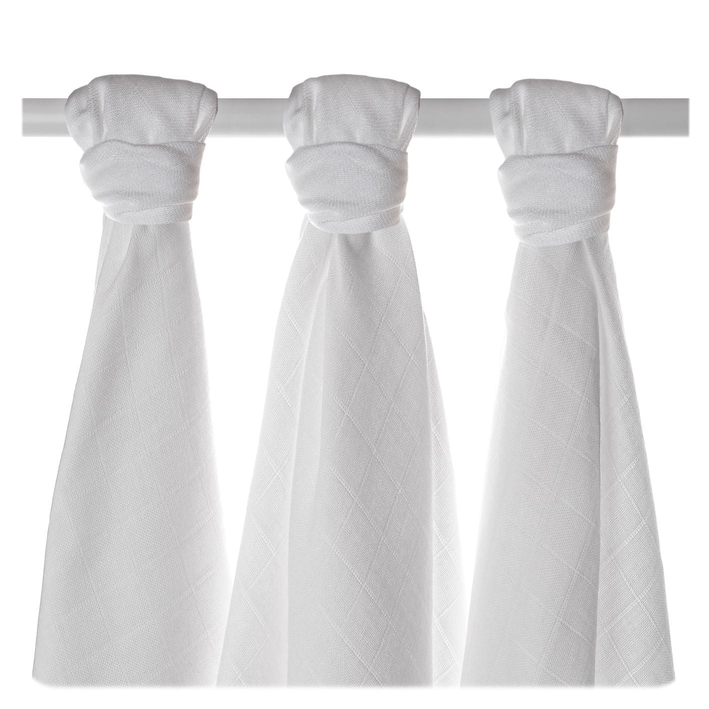 Bamboo Muslins 27.5" x 27.5" - Natural (3 Pack)