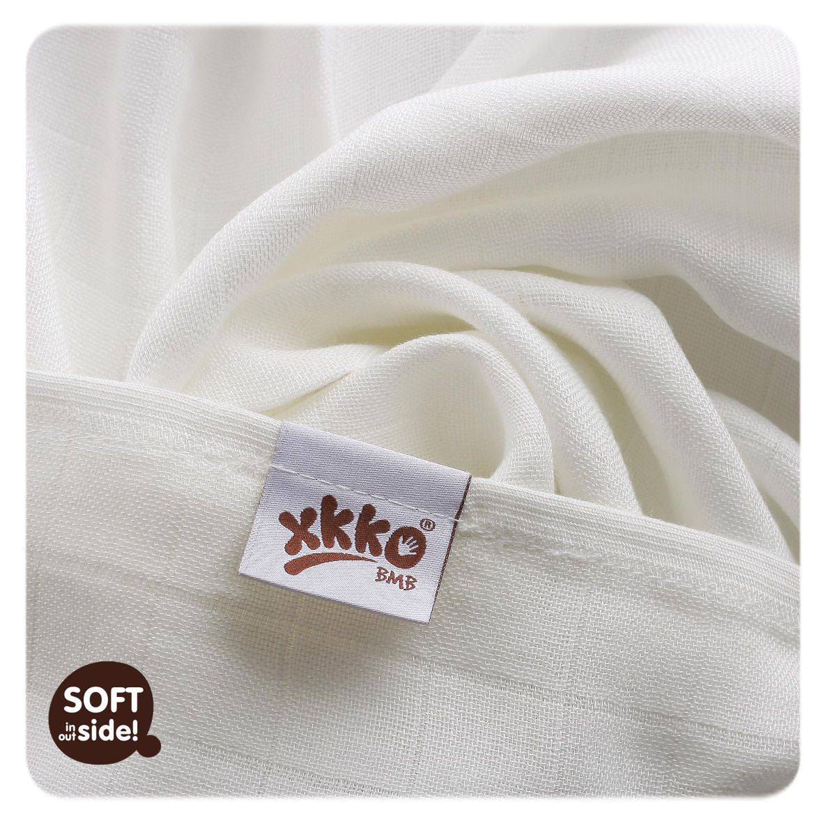 Bamboo Muslins 27.5" x 27.5" - Natural (3 Pack)