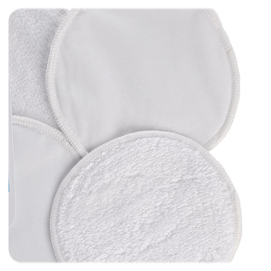 Organic Cotton Breast Pads - White (6 Pack)