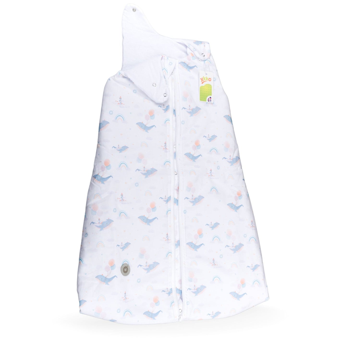 Multifunctional 2-in-1 Children's Sleeping Bag - Sky Whale