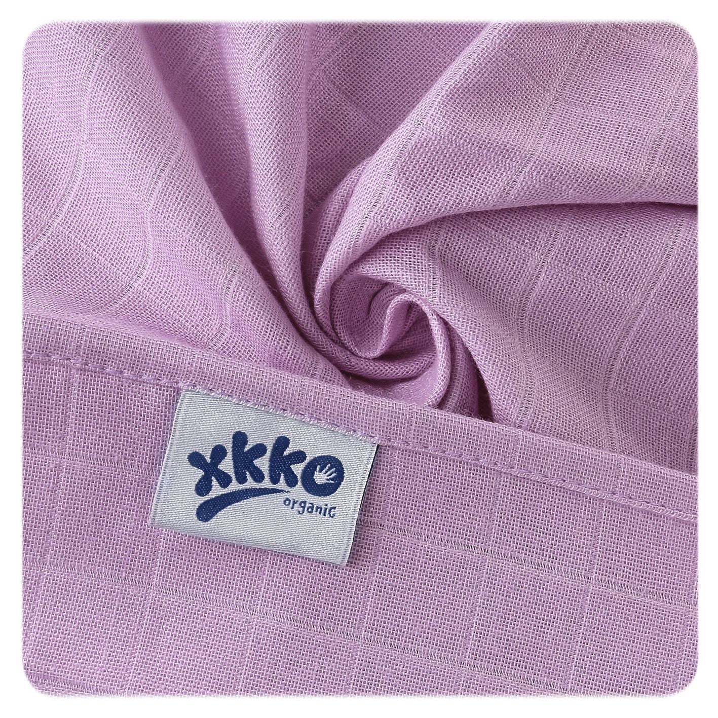 Organic Cotton Old Times Muslins 27.5" x 27.5" - Pastels for Girls (5 Pack)