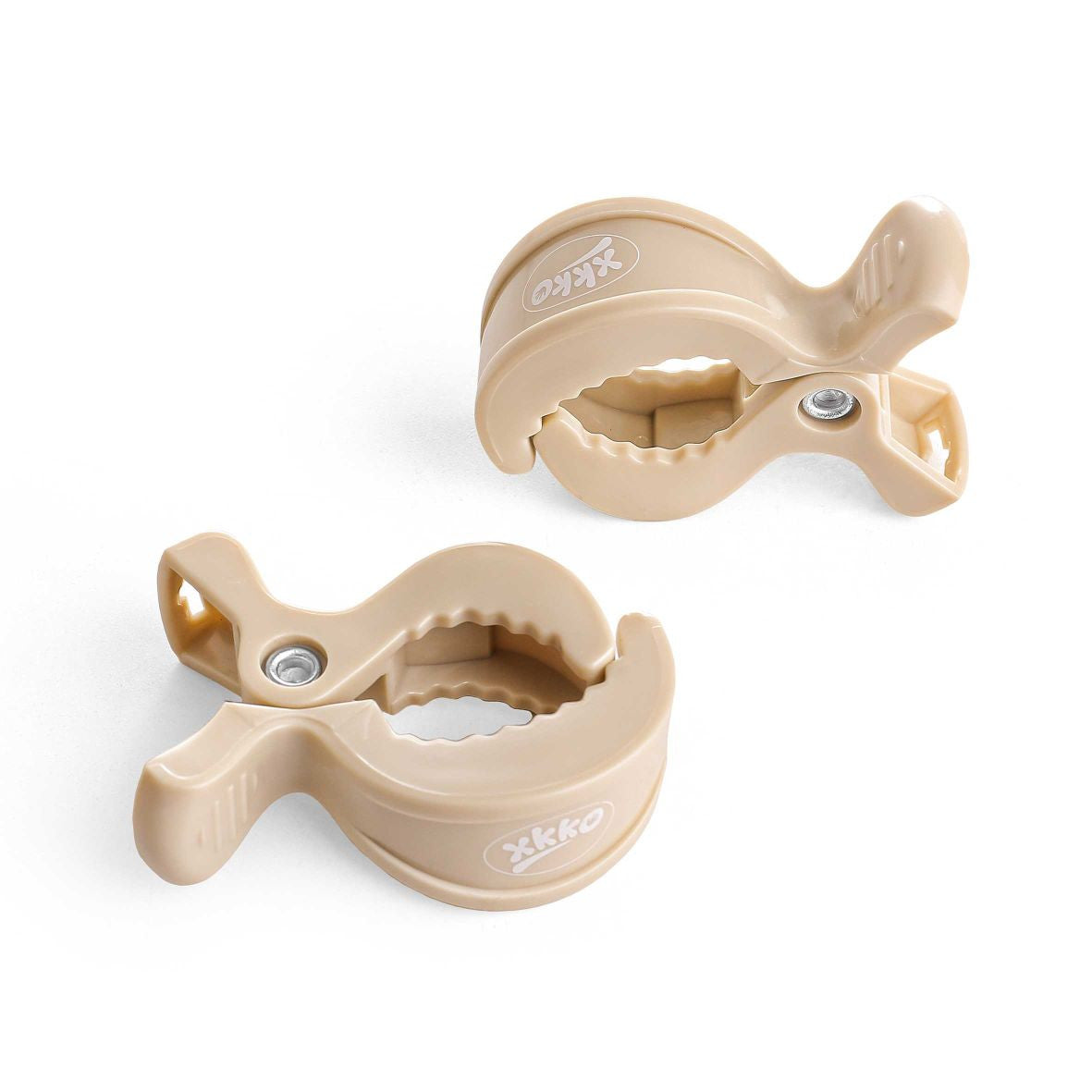 Pram Clips - Light Brown