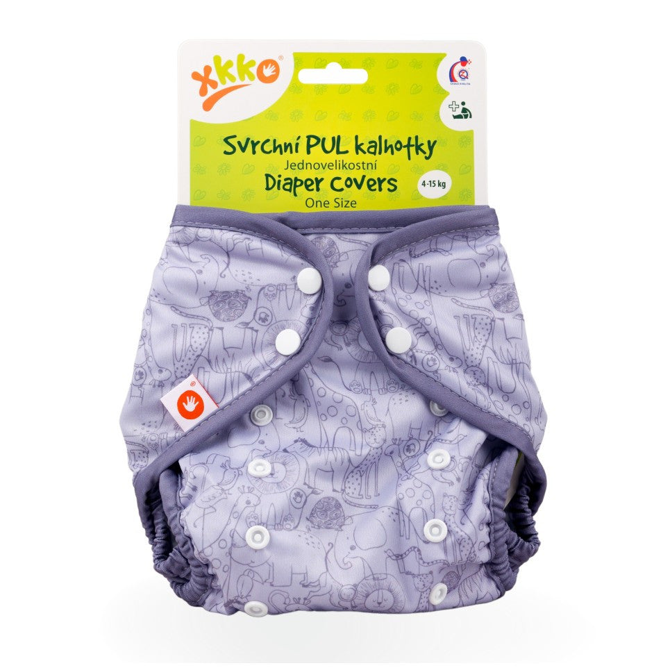 Diaper Cover One Size - Safari Lavender Aura