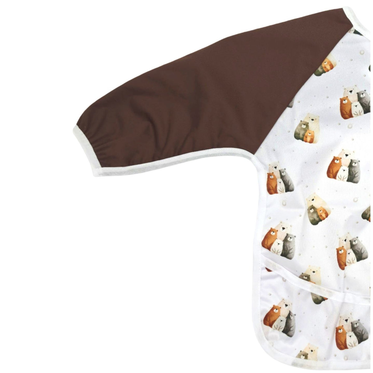 Long-sleeve Bib - Bear Family