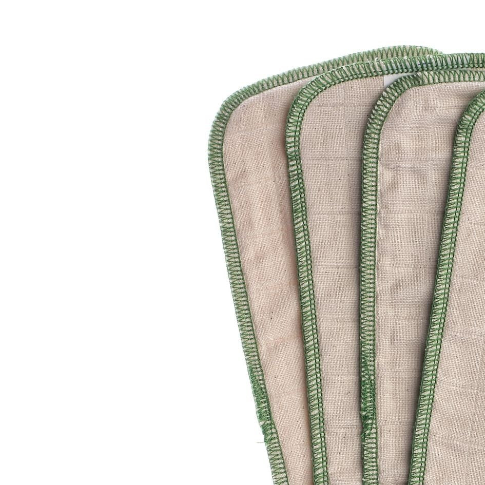 Organic Cotton Old Times Booster - Natural (2 Pack) - Large