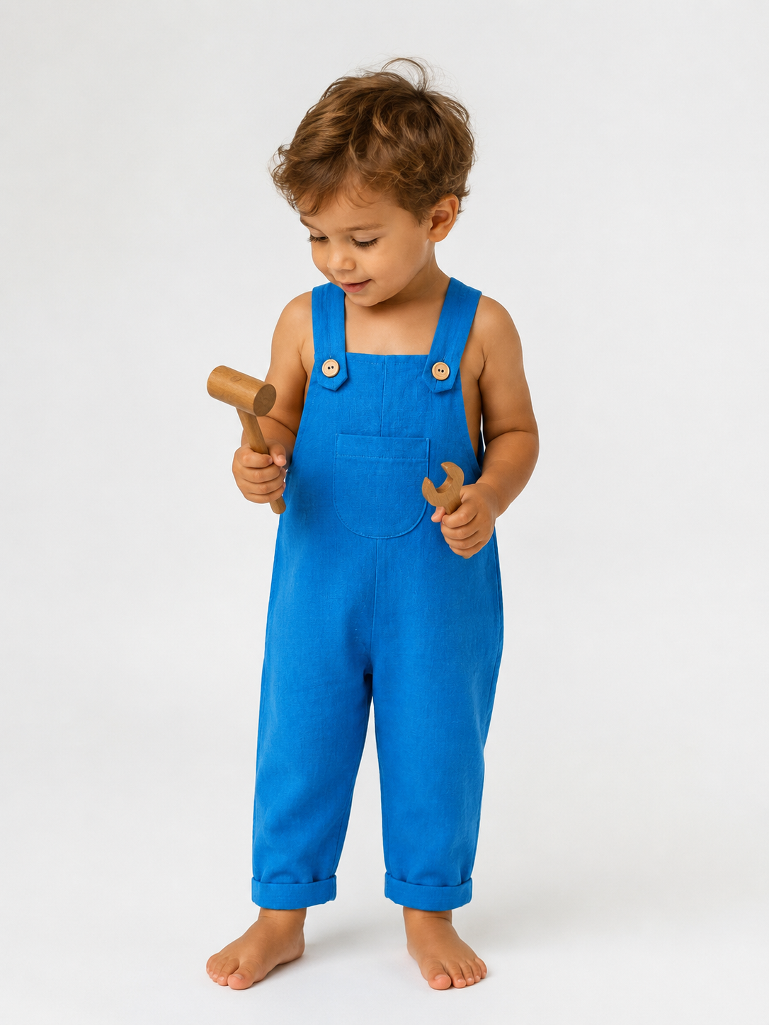Deep Ocean Linen Pants
