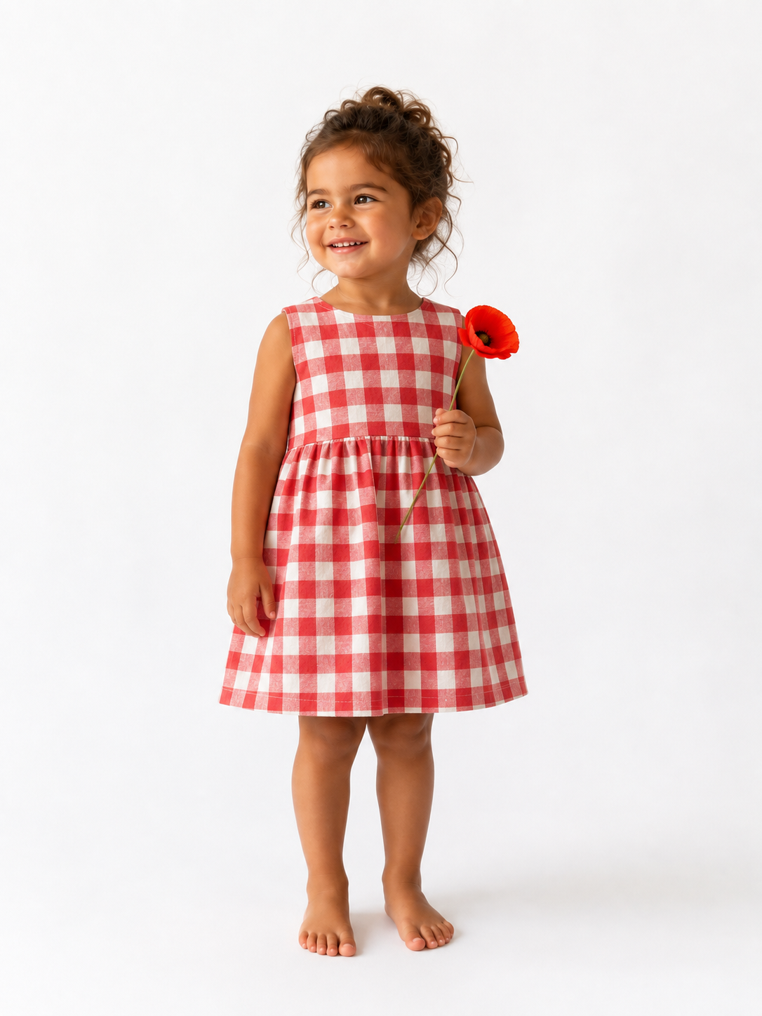 Poppy Meadow Linen Dress