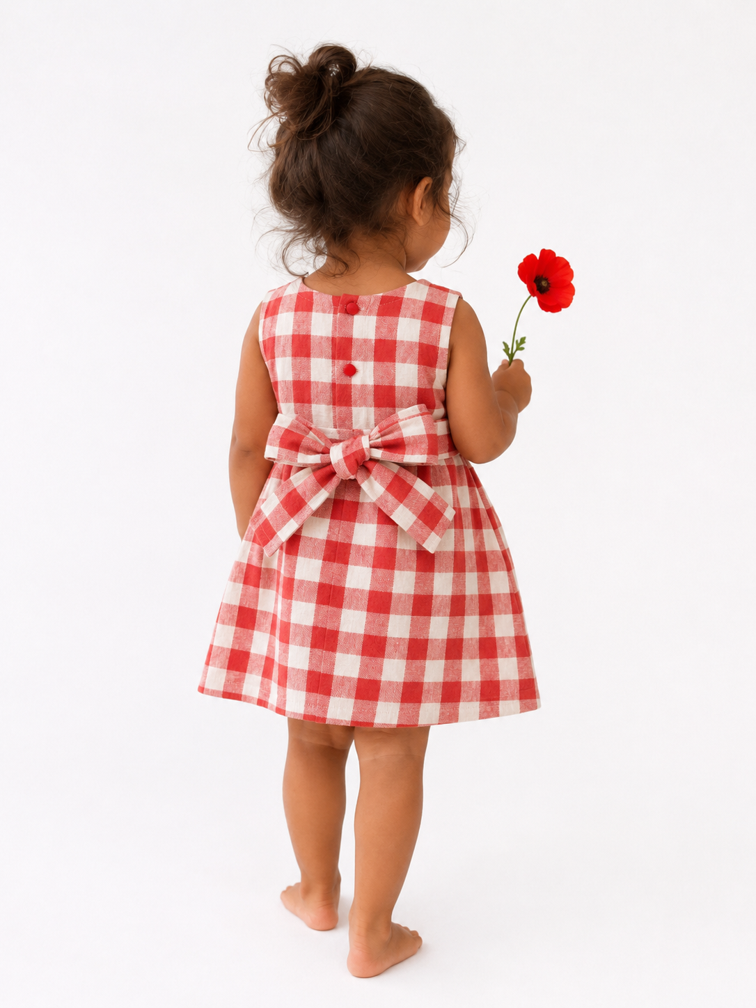 Poppy Meadow Linen Dress