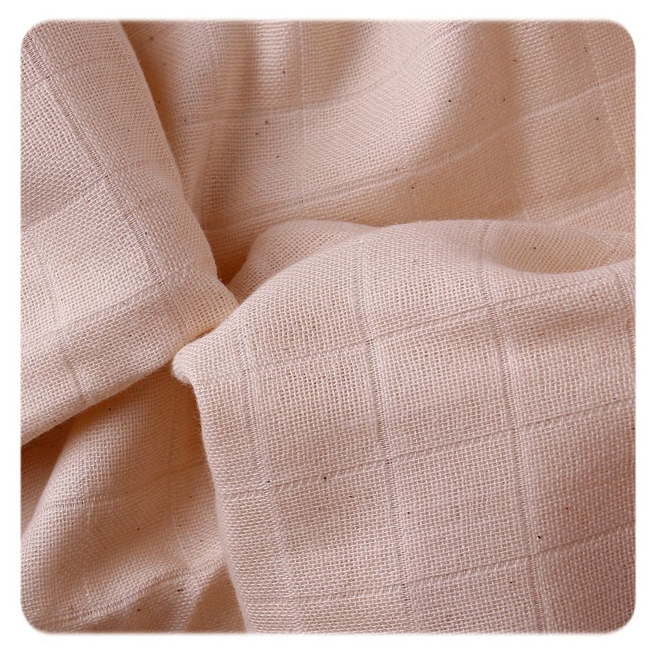 Organic Cotton Old Times Muslins 27.5" x 27.5" - Natural (5 Pack)