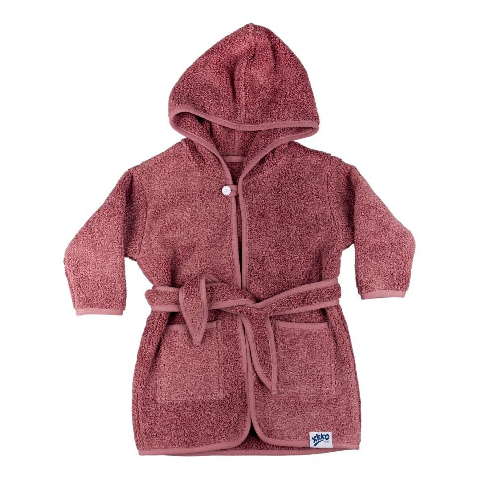 Organic Cotton Terry Bathrobe - Mesa Rose
