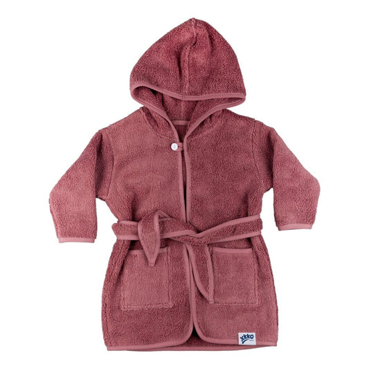 Organic Cotton Terry Bathrobe - Mesa Rose