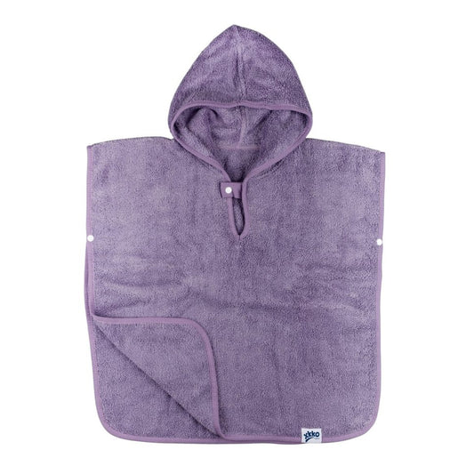 Organic Cotton Terry Poncho -  Lavender Aura