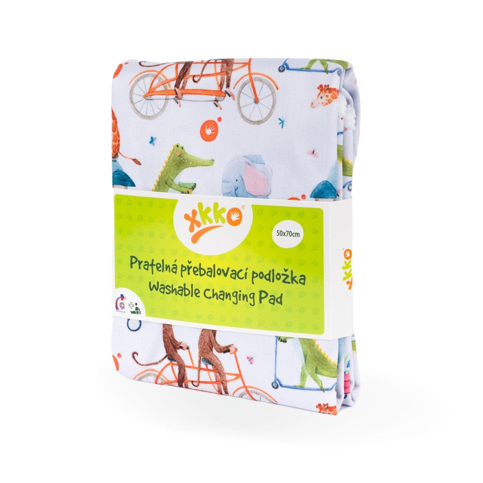 Washable Changing Pad 19.6" x 27.5" - ZOO on the Road