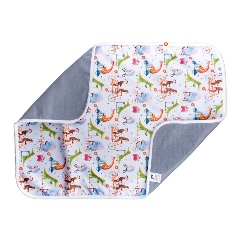 Washable Changing Pad 19.6" x 27.5" - ZOO on the Road