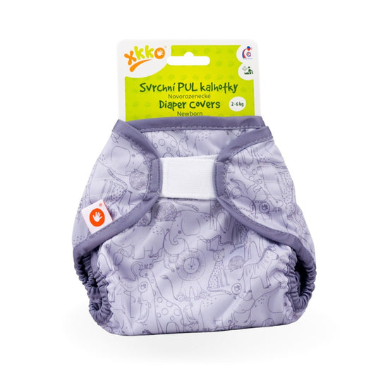 Diaper Cover Newborn - Safari Lavender Aura