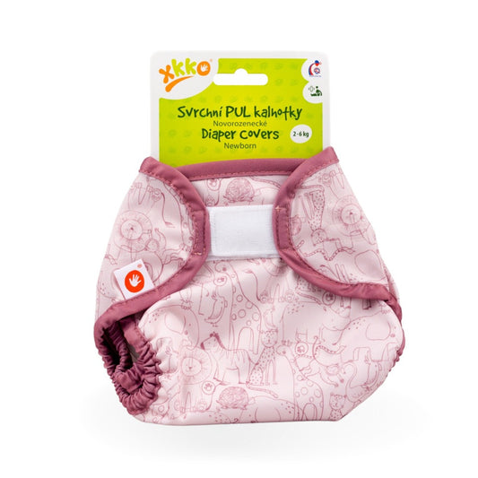 Diaper Cover Newborn - Safari Mesa Rose